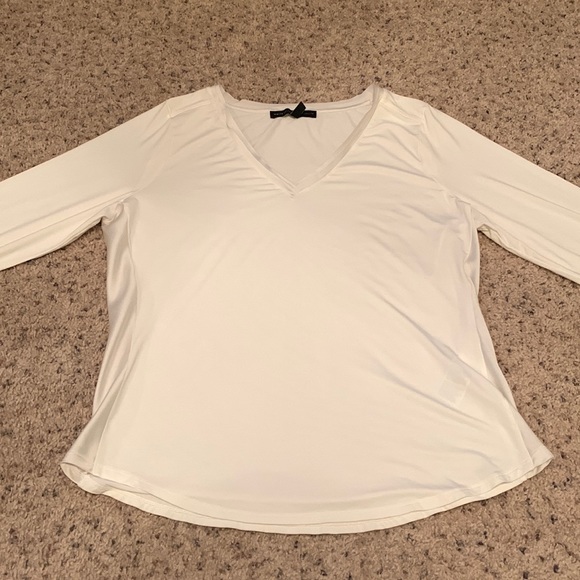 White House Black Market Long Sleeved Layering Tee - Picture 1 of 6